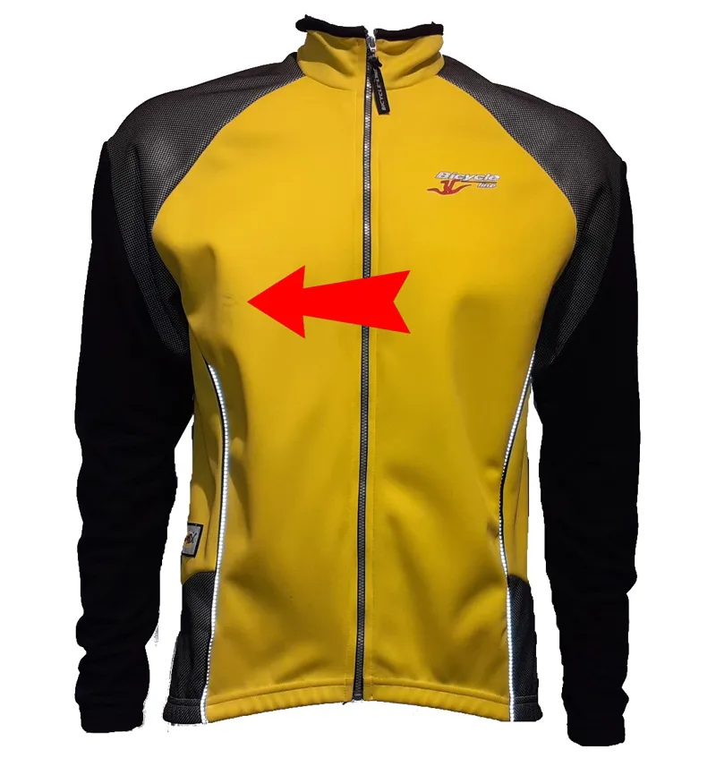 Bicycle Line Windtex Jacket in Yellow size XL Shop Soiled-1